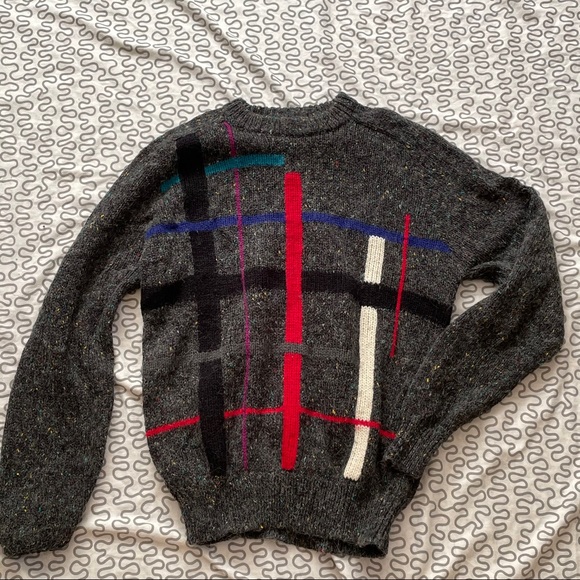 Geometric wool sweater - Picture 1 of 2